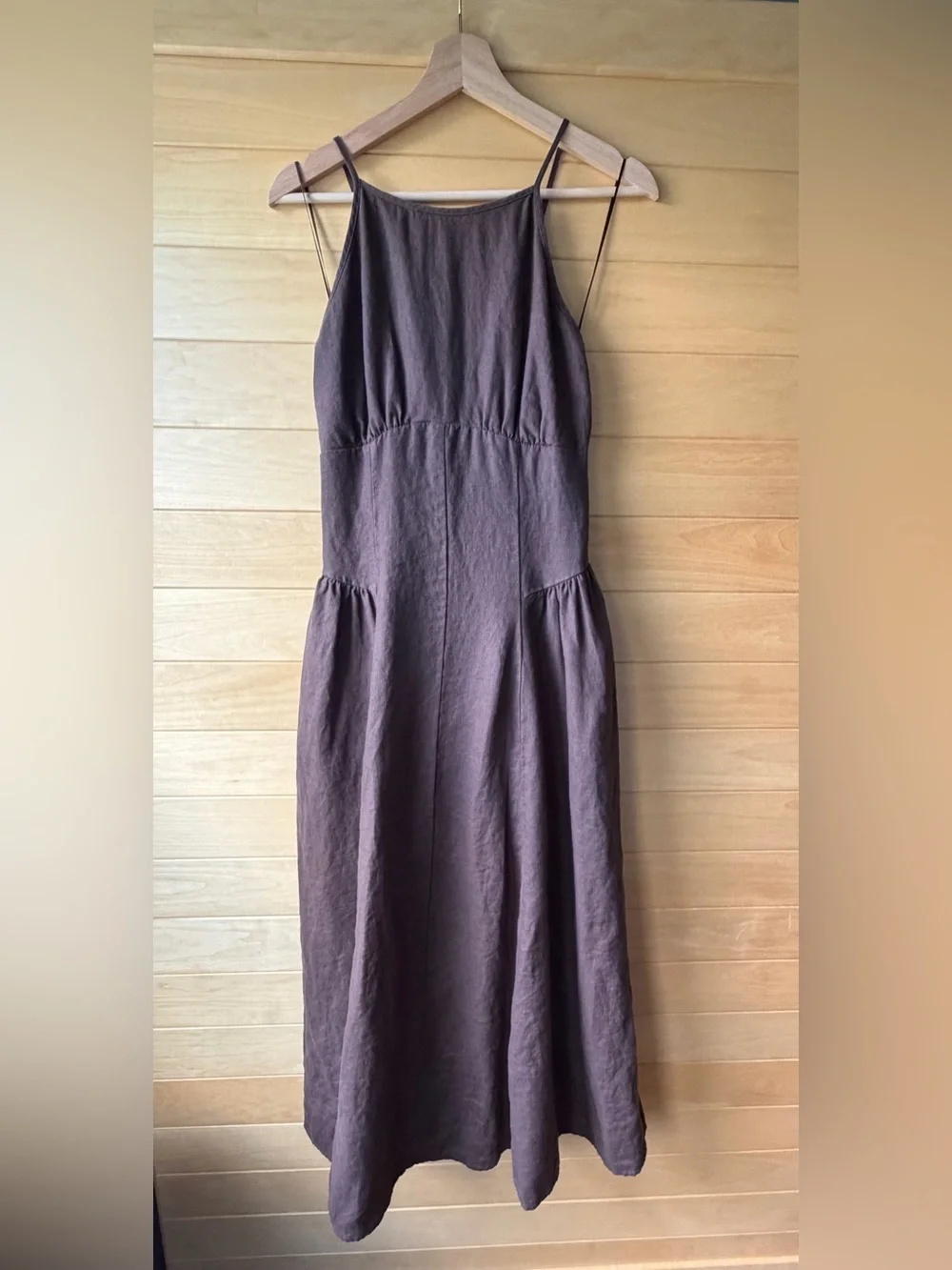 Abercrombie & Fitch - 100% Linen Midi Dress